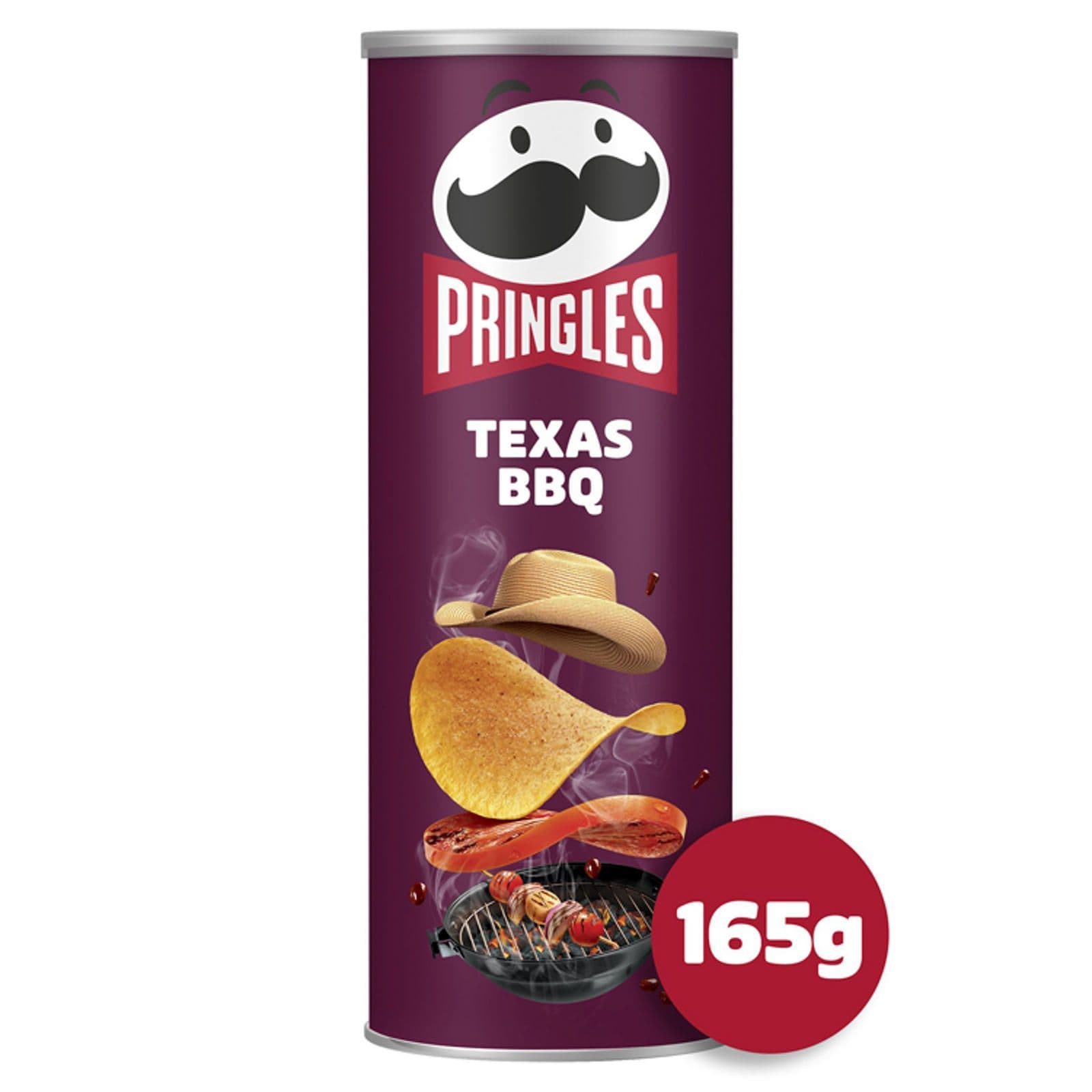 Pringles Texas BBQ Crisps 165g  (UK)