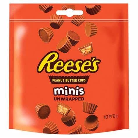 Reese's Peanut Butter cups Minis Unwrapped 90g (US)