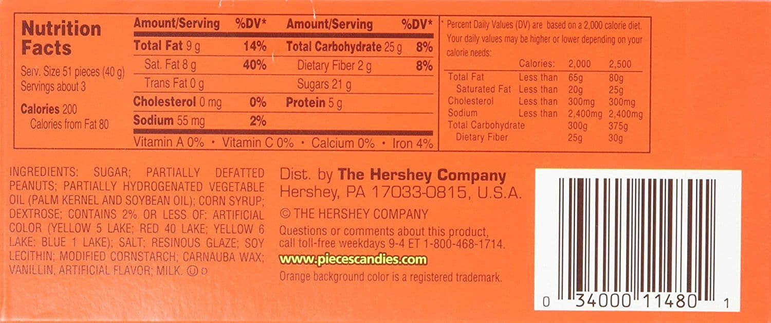 Reese's Pieces Theatre Box 4oz (113g) (US)