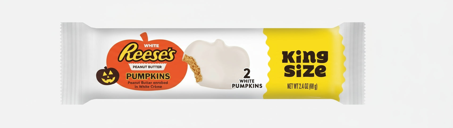 Reeses White Peanut Butter Pumpkins (King Size) 68g) ( US )