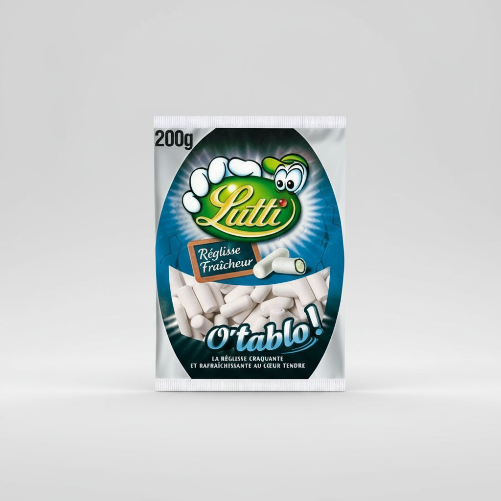 Lutti O Tablo Freshness Licorice 200g ( France )