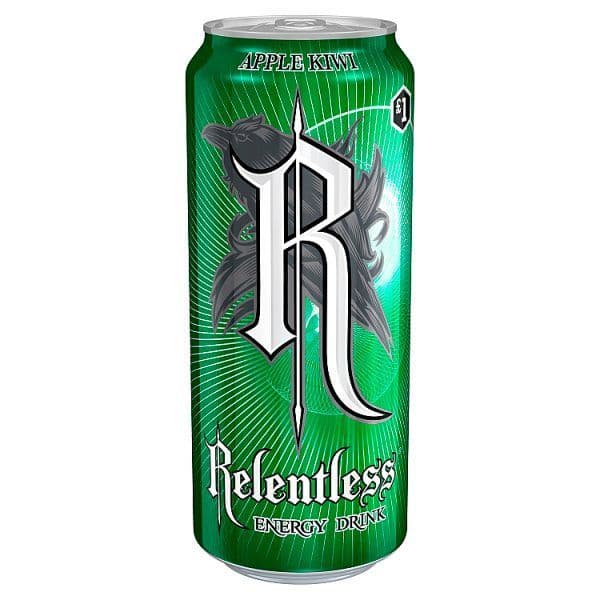 Relentless Apple and Kiwi 500ml  (UK)