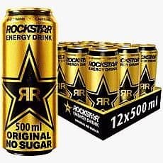 Rockstar Refresh Energy Drink Watermelon Kiwi 500ml   (UK)