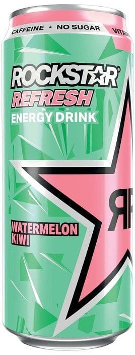 Rockstar Refresh Energy Drink Watermelon Kiwi 500ml   (UK)