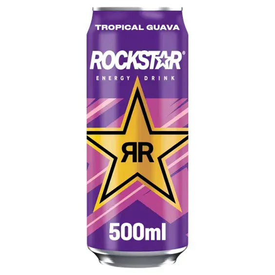 Rockstar Tropical Guava Energy Drink 500ml (UK)