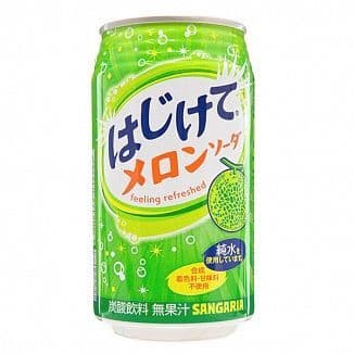 Sangaria Hajikete Melon Soda 350ml ( Japan )