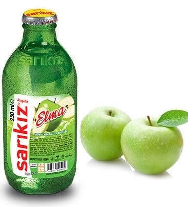 Sarikiz Elma Aromalı Mineral Water With Apple Soda - 250ml ( Turkey )