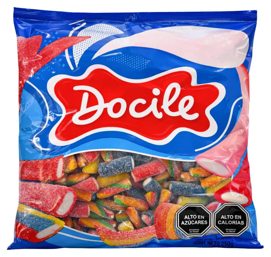 Docile Assorted Liquorice Candy Pencils 1kg ( Brazil )