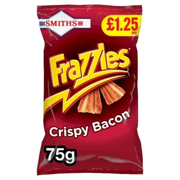 Smiths Frazzles Crispy Bacon Snacks 75g &#x28; UK &#x29;