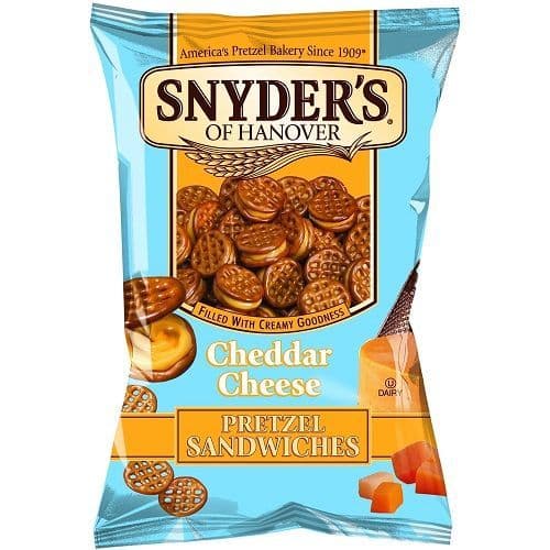 Snyder's Pretzel Sandwiches - Cheddar Cheese 60g  (US)