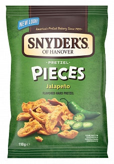 Snyders Pretzel Pieces Jalapeno 110g  (US)