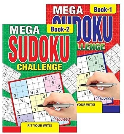 Squiggle Martello Size A4 Mega Sudoku Puzzle Books