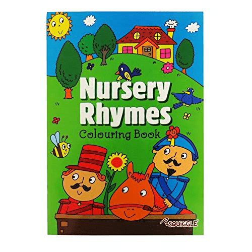 Squiggle Nursery Rhymes Colouring Book