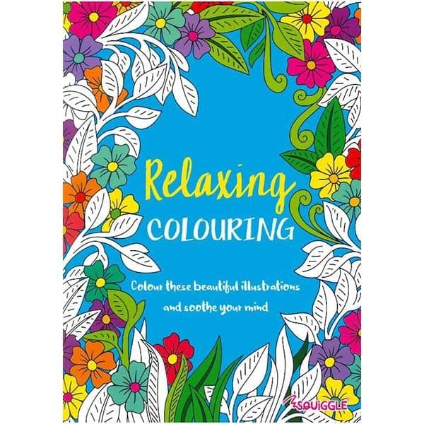 Squiggle Relaxing  Colouring Book