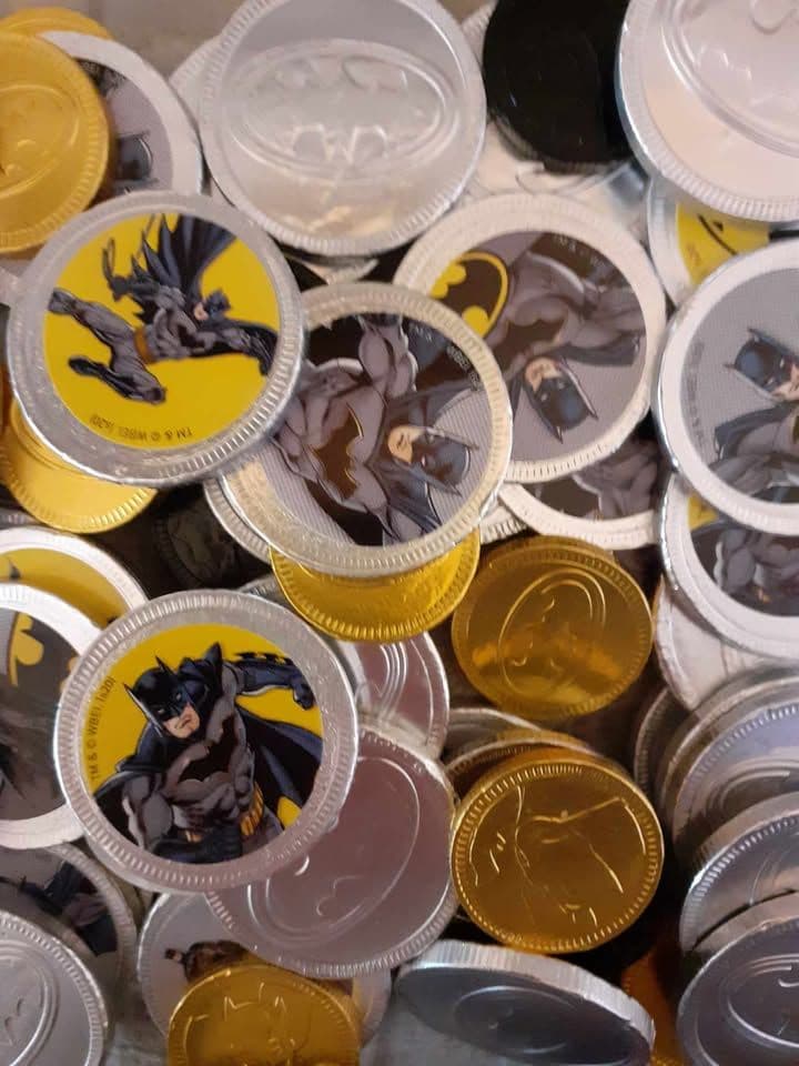 Steenland Batman Chocolate  Coins 100g ( Netherlands )