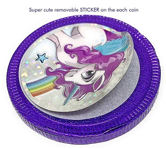Steenland Unicorns Chocolate Coins 100g( Netherlands )