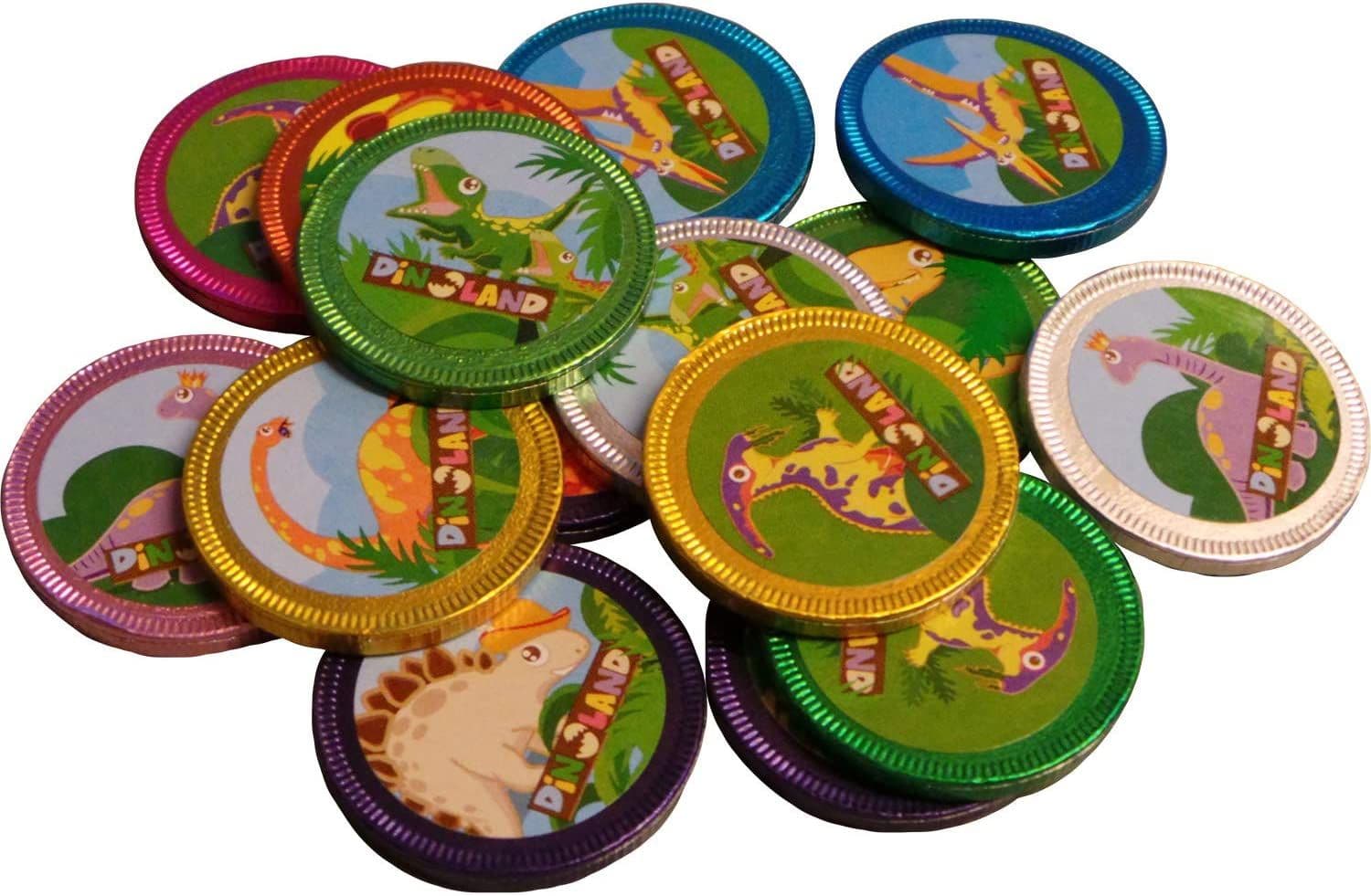 Steenland World of Dinosaurs  Chocolate Coins 100g ( Netherlands )