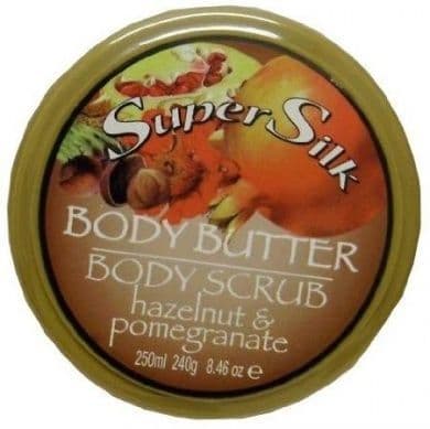 Super Silk Body Butter Body Scrub Hazelnut & Pomegranate