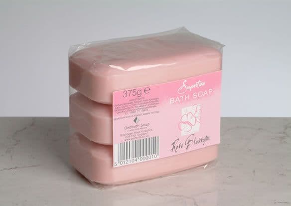 Superfine Bath Soap Rose Blossom 3 Pack