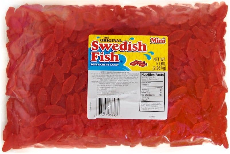Swedish Fish Mini 100g   ( Canada )