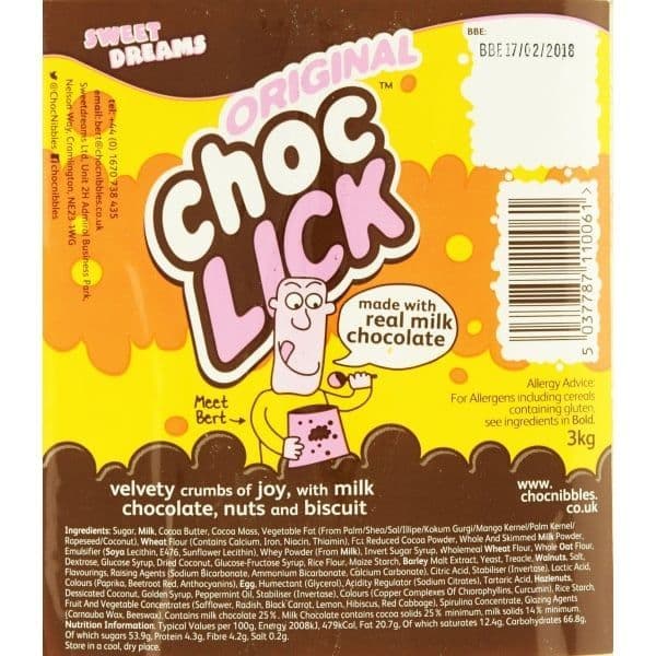 Sweet Dreams Choc Lick 100g  (UK)
