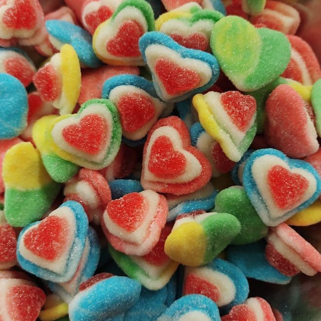 Sweetzone 3D Sugared Hearts  ( Uk )