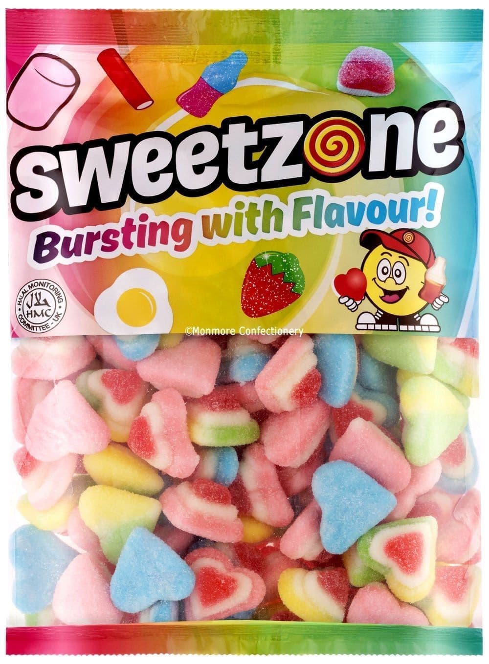 Sweetzone 3D Sugared Hearts  ( Uk )