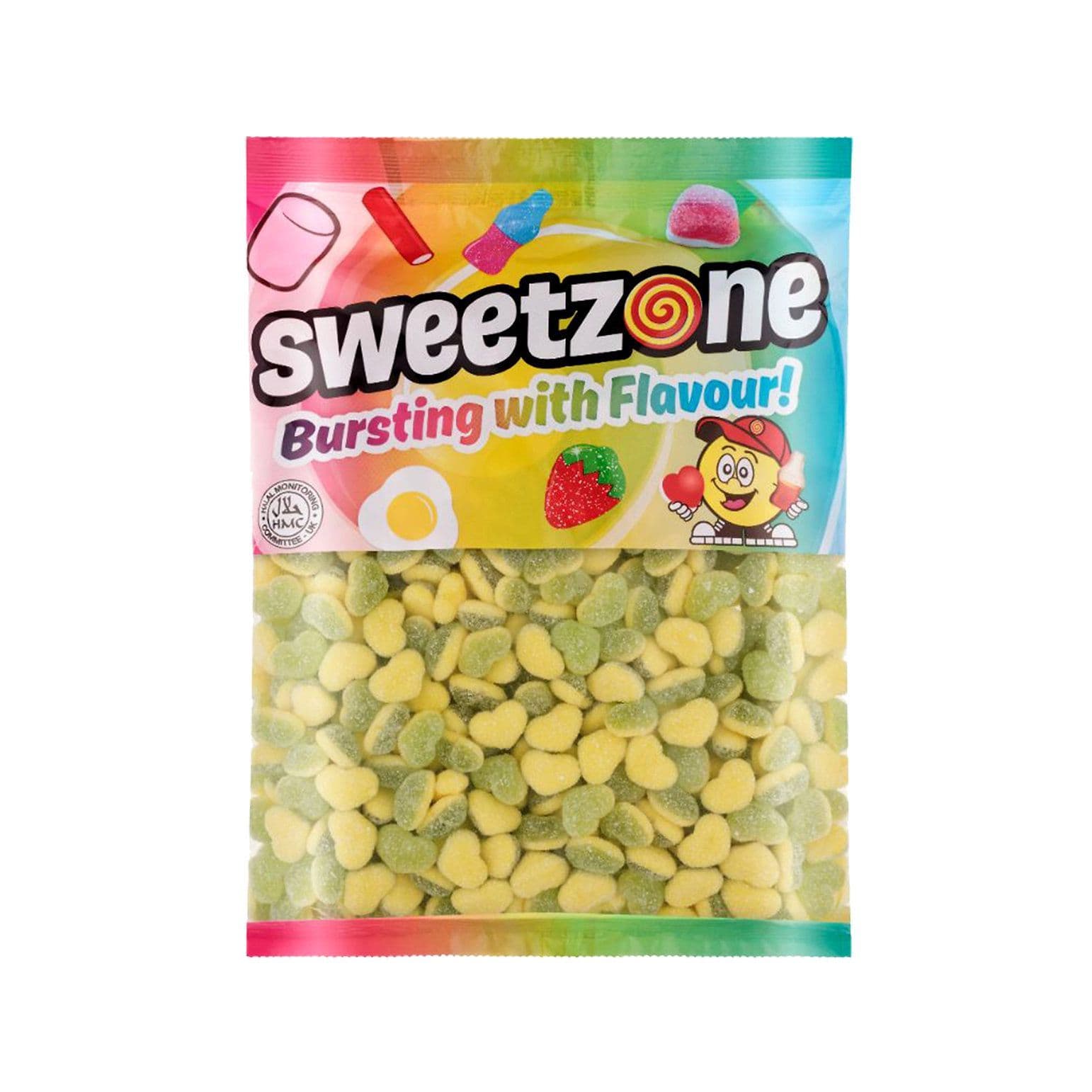 Sweetzone  Apple & Custard Hearts ( UK )