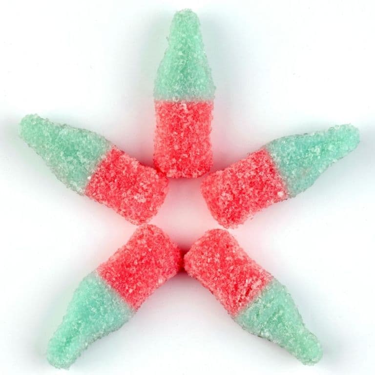 Sweetzone Fizzy Blue Bottles 100g  (UK)