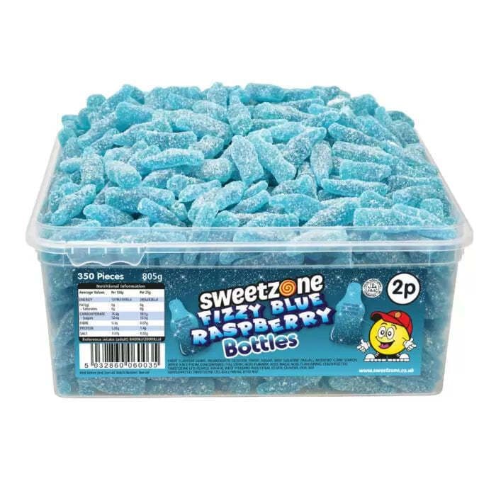 Sweetzone Fizzy Blue Raspberry Bottles  ( UK )