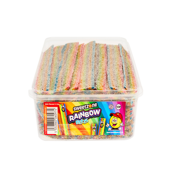 Sweetzone Fizzy Rainbow Belts ( UK )