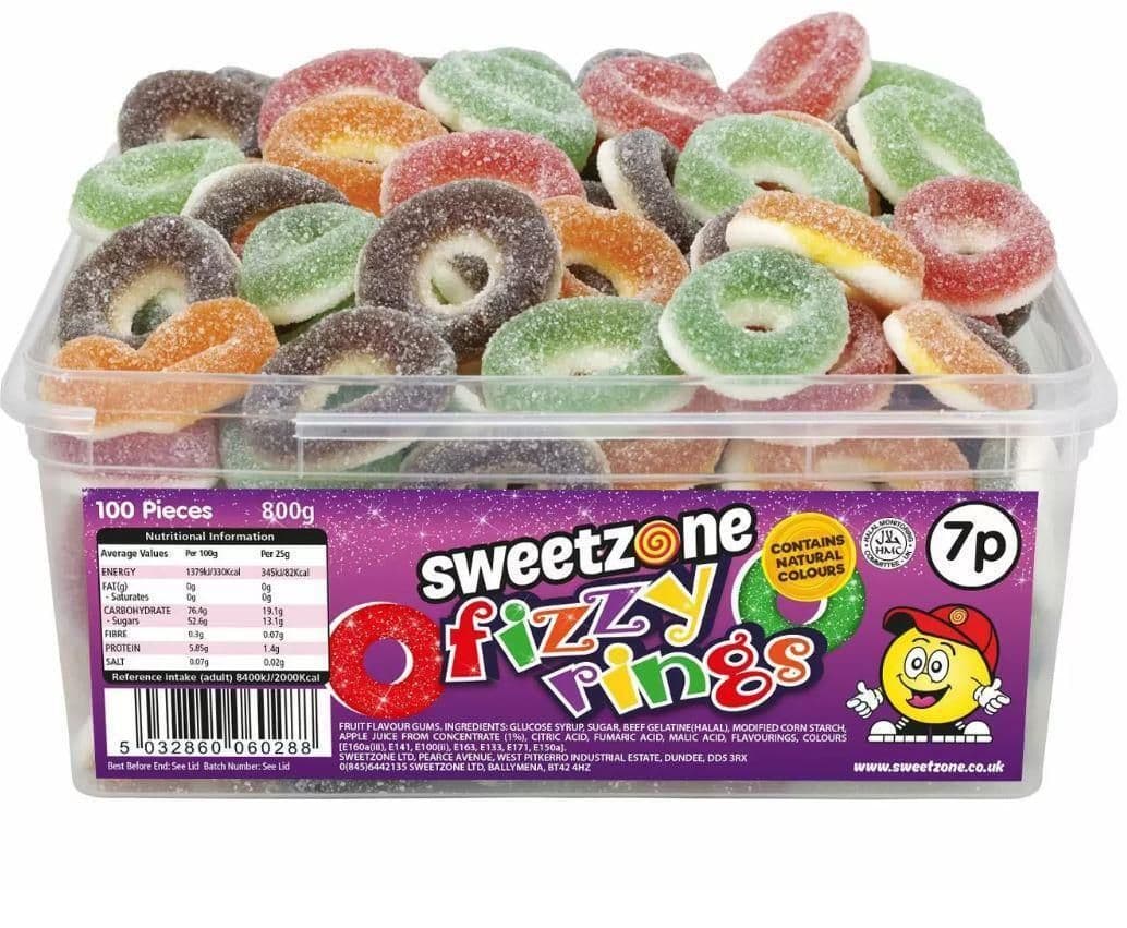 Sweetzone Fizzy Rings ( UK )