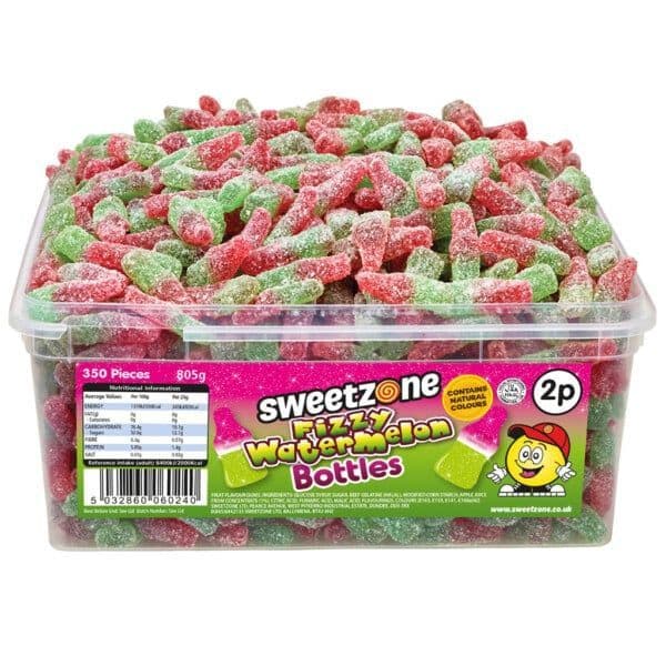 Sweetzone  Fizzy Watermelon Bottles  ( UK )
