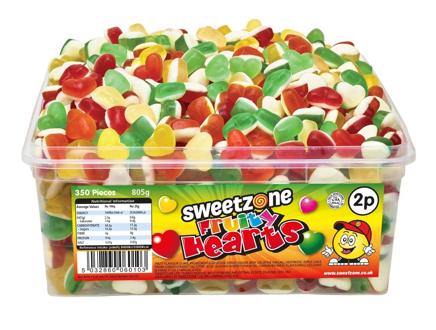 Sweetzone Mini Fruity Hearts ( UK )