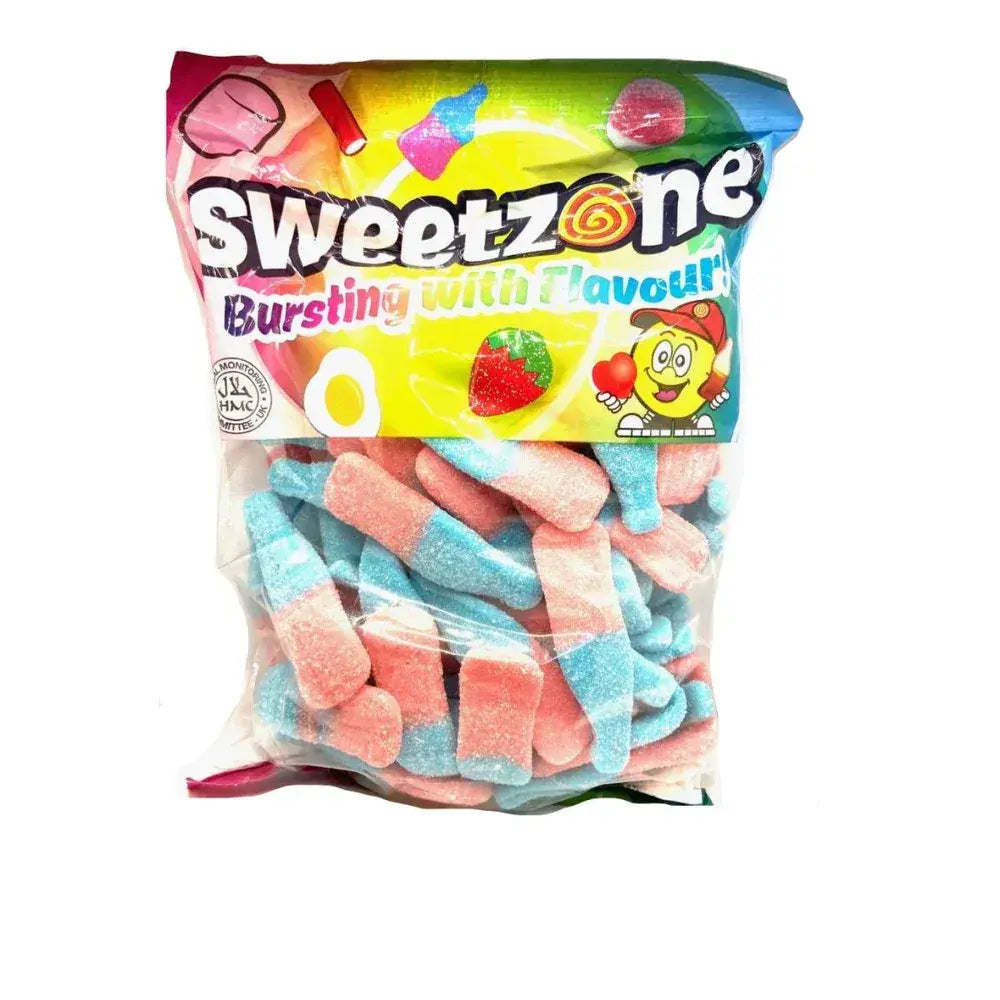 Sweezone  Giant Fizzy Blue Bottles ( UK )