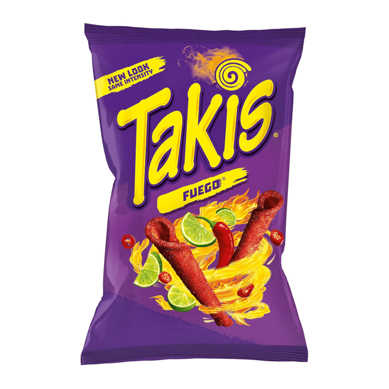 TAKIS FUEGO Chilli & Lime Corn Snacks 180g ( Spain )