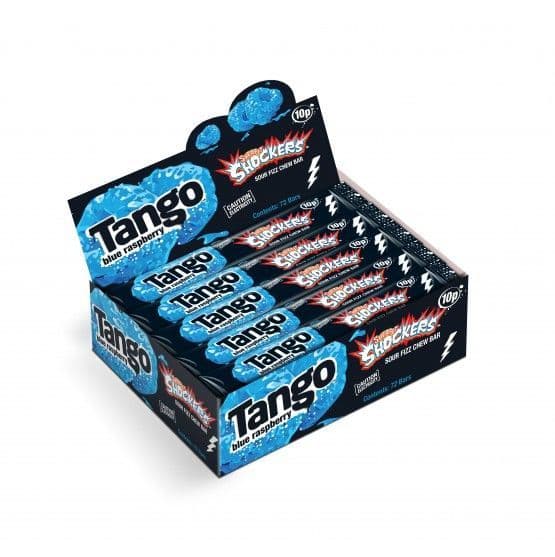 Tango Shocker Blue Raspberry 10p bar (UK)