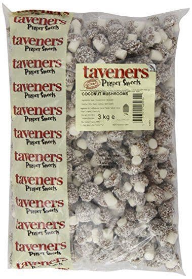 Taveners Coconut Mushrooms 100g  (UK)