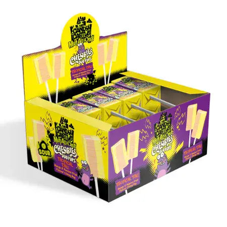 The Candy Castle Mutation Duo Pops Sour Tropical Ting 10g ( UK )