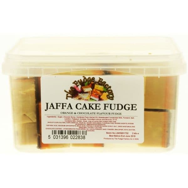 The Fudge Factory Jaffa Cake Fudge 100g  (UK)