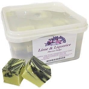 The Fudge Factory Lime & Liquorice Fudge 100g  (UK)