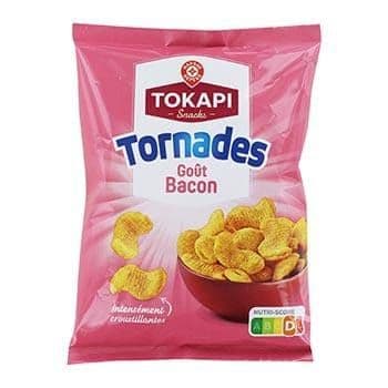 Tokapi Bacon Tornado Puffs 85g ( France )
