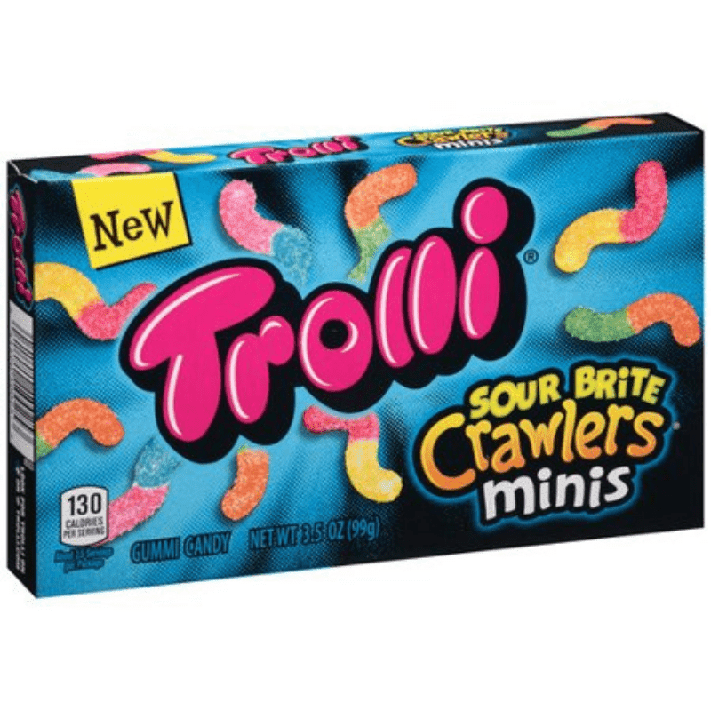 Trolli Sour Brite Crawlers Minis Theatre Box ( US )