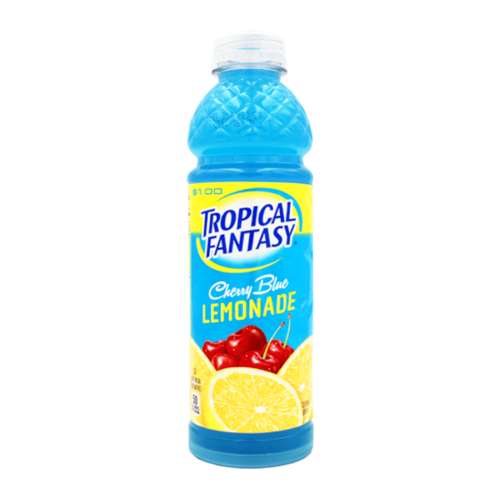 Tropical Fantasy - Premium Juice Cocktail - Cherry Blue Lemonade 22.5fl.oz (665ml) ( US )