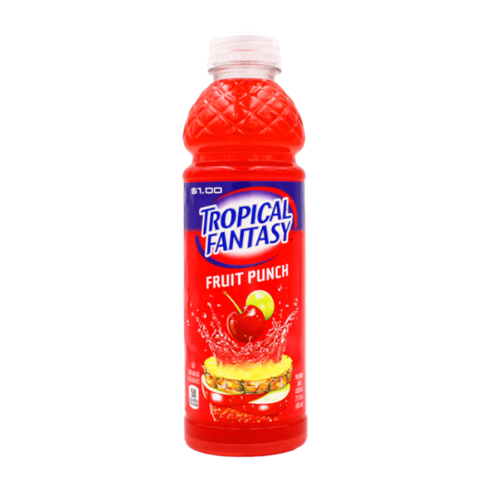 Tropical Fantasy - Premium Juice Cocktail - Fruit Punch 22.5fl.oz (665ml) ( US )