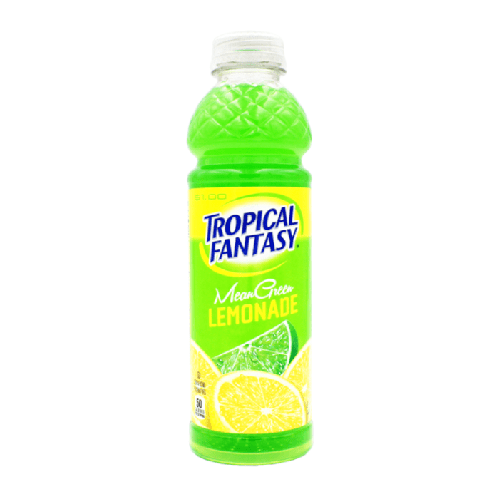 Tropical Fantasy - Premium Juice Cocktail - Mean Green Lemonade - 22.5fl.oz (665ml) ( US )