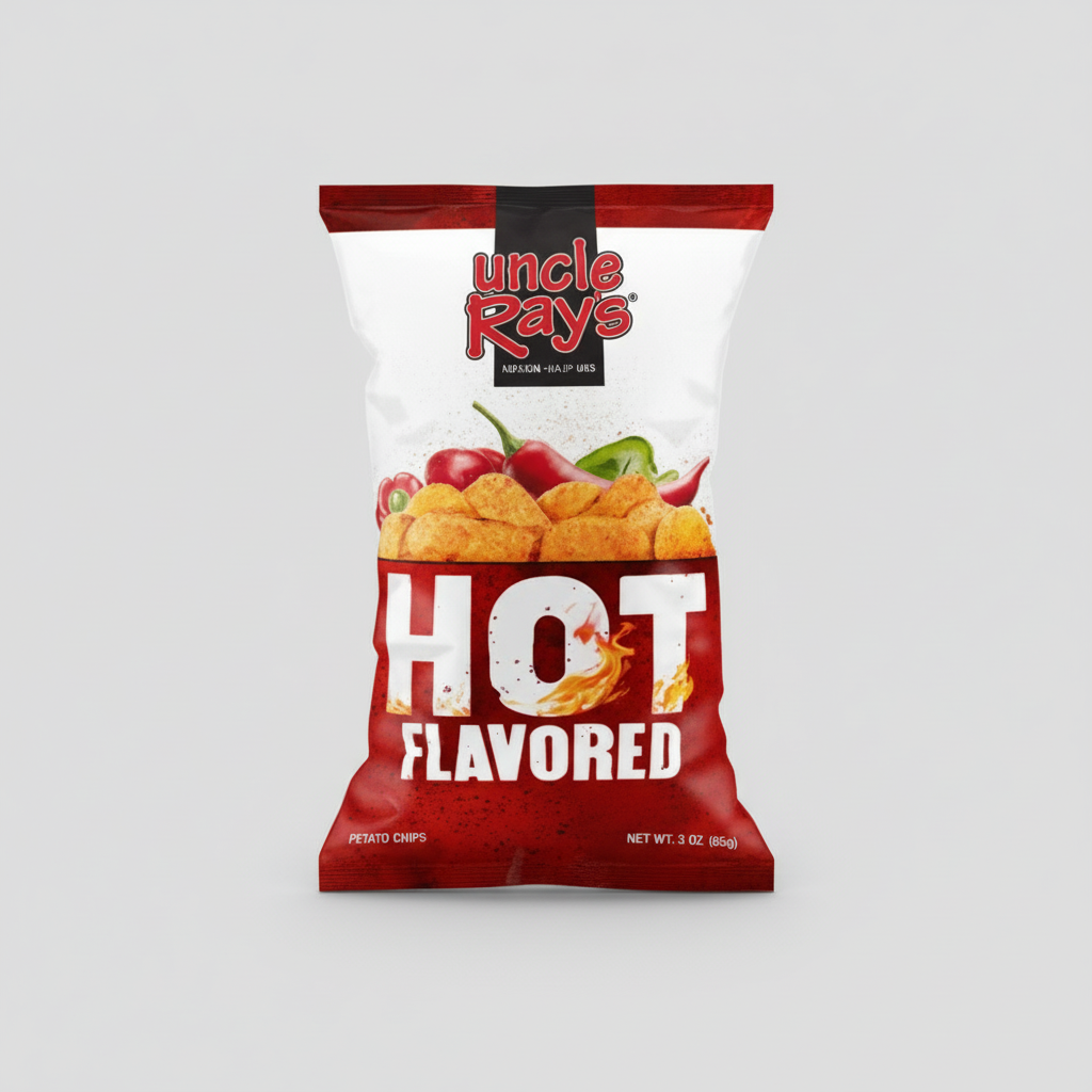 Uncle Ray's Potato Chips - Hot - 4.5oz (127.5g) ( US )