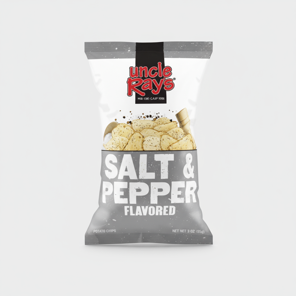Uncle Ray's Potato Chips - Salt & Pepper - 4.25oz (120g) ( US )