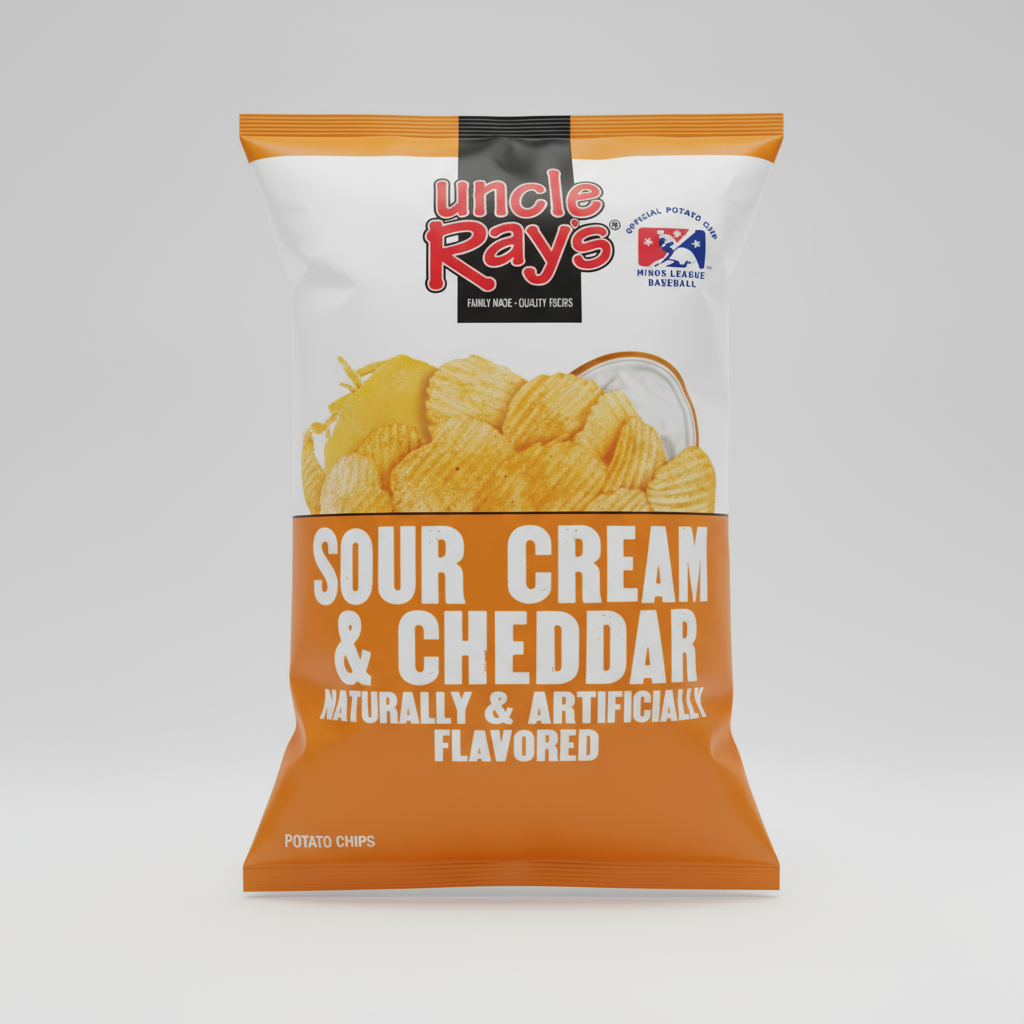 Uncle Rays Potato Chips - Sour Cream & Cheddar 4.25oz (120g)