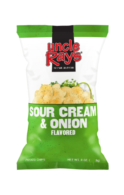 Uncle Rays  Sour Cream & Onion Potato Chips 4.5oz (127g) (US)